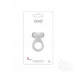 OVO  - OVO B1 VIBRATING   RING WHITE/CHROM