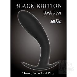 "Lola Toys Back Door Collection Black Edition"   Strong Force Anal Plug Black 4215-01Lola