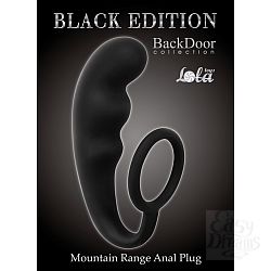 "Lola Toys Back Door Collection Black Edition"      Mountain Range Anal Plug Black 4218-01Lola