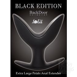 "Lola Toys Back Door Collection Black Edition" Силиконовый анальный эспандер Extra Large Petals Anal Extender 4219-03Lola