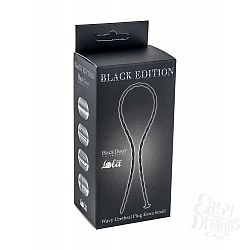 "Lola Toys Back Door Collection Black Edition"    Wavy Urethral Plug Extra Small 4214-04Lola