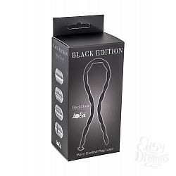 "Lola Toys Back Door Collection Black Edition"    Wavy Urethral Plug Large 4214-01Lola