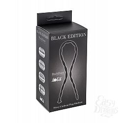 "Lola Toys Back Door Collection Black Edition"    Wavy Urethral Plug Medium 4214-02Lola