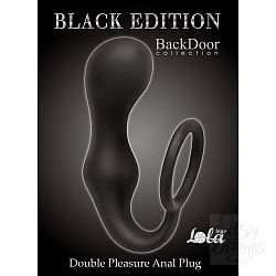 "Lola Toys Back Door Collection Black Edition"      Double Pleasure Anal Plug Black 4217-01Lola