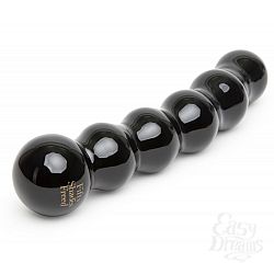  ׸   Fifty Shades Freed It s Divine Black Glass Beaded Dildo - 20,3 .