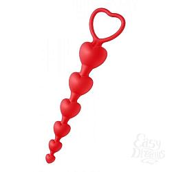     Sweet Heart Silicone Anal Beads - 18,4 .