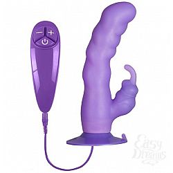        PURRFECT SILICONE SUCTION CUP DUO VIBE - 18 .