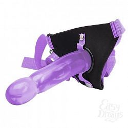    Climax Strap-on Purple Ice Dong   Harness set - 17,8 .