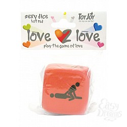 Toy Joy,     LOVE2LOVE SEXY DICE RED 9761TJ