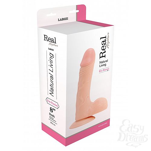  1: Toyz4lovers  DILDO REAL RAPTURE FLESH 8 INCH T4L-00700683