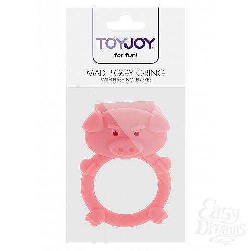  2 Toy Joy,       MAD PIGGY C-RING PINK 10209TJ
