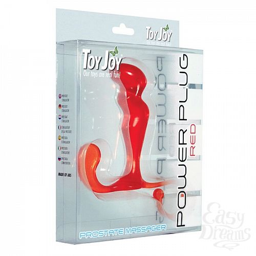  2 Toy Joy   POWER PLUG PROSTATE MASSAGER RED