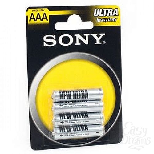  1:   AAA Sony New Ultra R03 - 4 