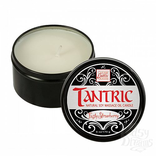  1:    Tantric Soy Candle - Tasty Strawberry