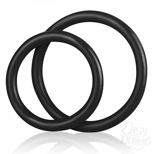  2          SILICONE COCK RING SET