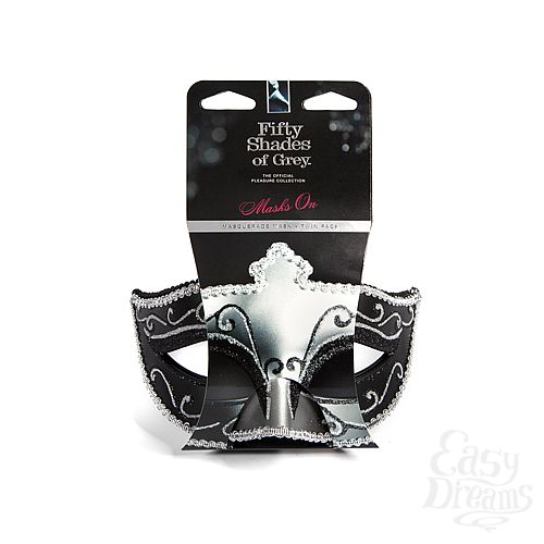  1: Fifty Shades of Grey      Masks On Masquerade Mask Twin Pack   