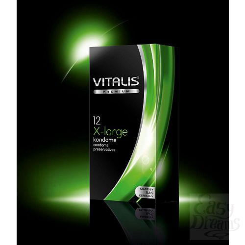 Фотография 1:  Презервативы увеличенного Размера VITALIS premium №12 X-Large - 12 шт.