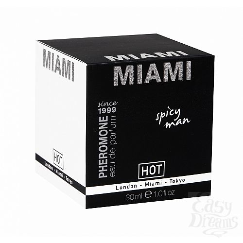 Фотография 1: HOT Production Духи для мужчин с феромонами Miami Spisy MEN 30 мл 55102