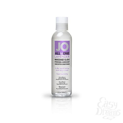  1: SYSTEM JO,   - ALL-IN-ONE Massage Oil Lavender    120 
