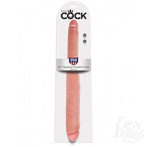  3    TAPERED DOUBLE DILDO - 40,6 .