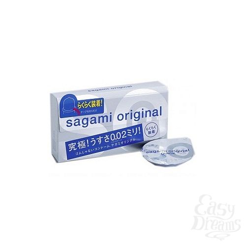 Фотография 1:  Ультратонкие презервативы Sagami Original QUICK - 6 шт.