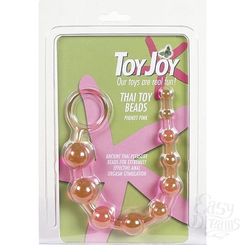 Фотография 1: Toy Joy, Голландия Анальный массажер шарики-цепочка розовый (Toy Joy 9259)