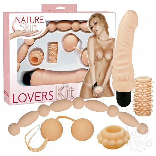 Фотография 1:  Эротический набор Nature Skin Lovers Kit