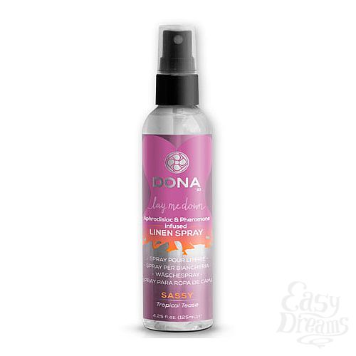  1: DONA     DONA Linen Spray Sassy Aroma: Tropical Tease 125 