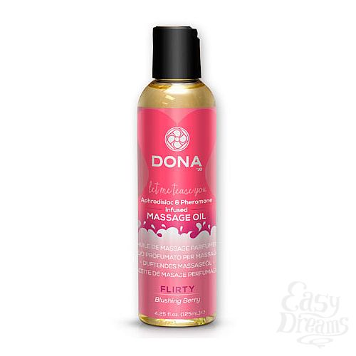 Фотография 1: DONA Массажное масло DONA Scented Massage Oil Flirty Aroma: Blushing Berry 125 мл