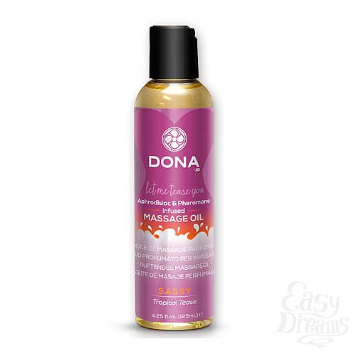  1: DONA   DONA Scented Massage Oil Sassy Aroma: Tropical Tease 125 