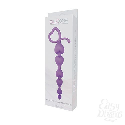  2      - HEARTY ANAL WAND SILICONE - 18 .