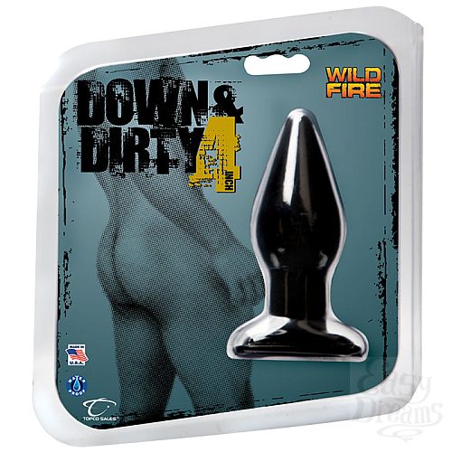  1:  ׸   Wildfire Down   Dirty 4 Butt Plug - 10,1 .