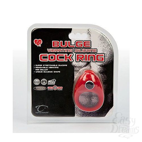  3      TLC Buldge Vibrating Silicone Cock Ring