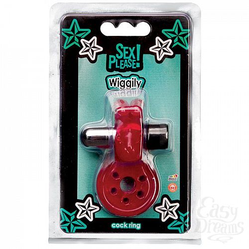  2         Sex Please! Wiggily Vibrating Cock Ring
