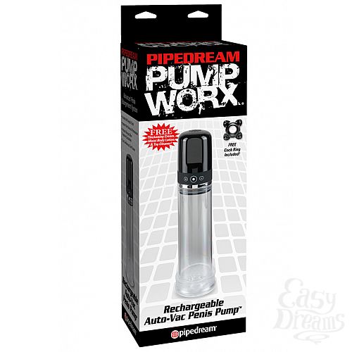  1: PipeDream   Rechargeable 3-Speed Auto-Vac Penis Pump  
