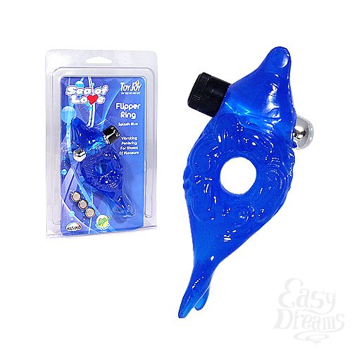  1: Toy Joy      Sea Of Love Vibr. Flipper Ring Blue