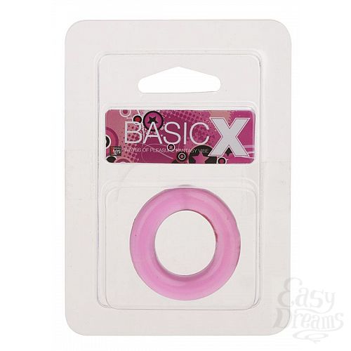  2     BASICX TPR COCKRING PINK