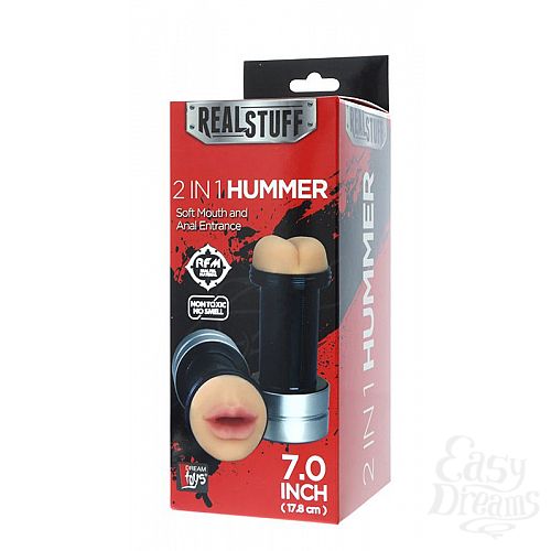  2    REALSTUFF 2 IN 1 HUMMER MOUTH   ANUS -   