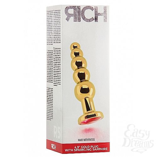  3 Shotsmedia   4,9 R5 RICH Gold/Red Sapphire SH-RIC005GLD