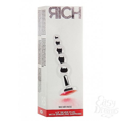  3 Shotsmedia   4,9 R5 RICH Silver/Red Sapphire SH-RIC005SIL
