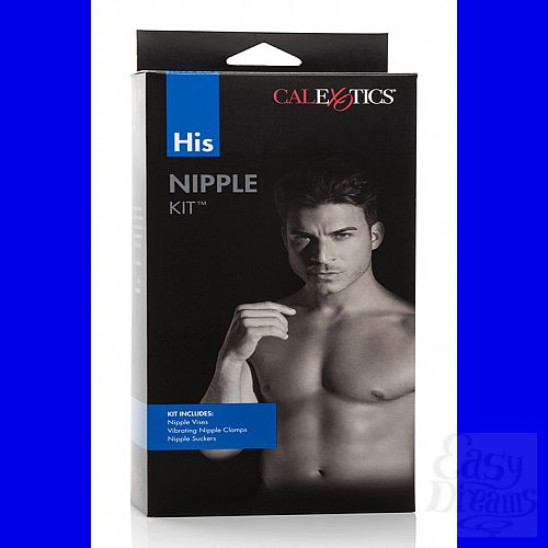 Фотография 1: California Exotic Novelties Эротический набор  для мужчин His Nipple Kit