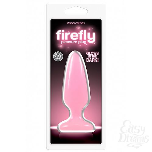  1:  ,      Firefly Pleasure Plug Medium Pink - 12,7 .