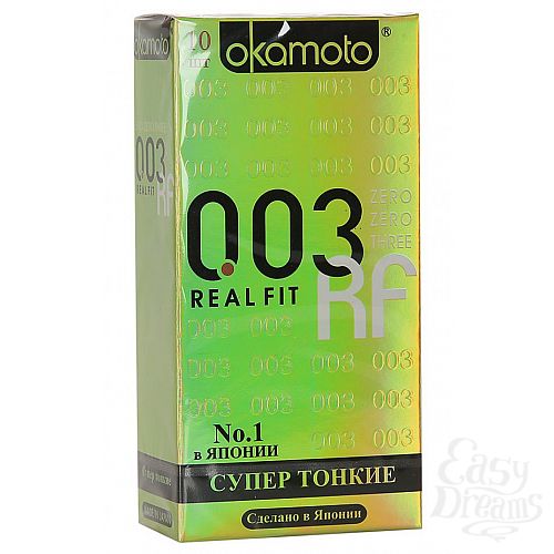  1:      Okamoto 003 Real Fit - 10 .
