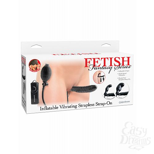  1: PipeDream     Fetish Fantasy Series Inflatable Vibrating Strapless Strap-On