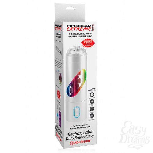 1:   -   Pipedream Extreme Toyz Rechargeable Roto-Bator Pussy