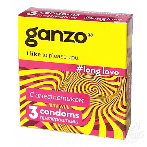 Фотография 1: Ganzo Презервативы GANZO Long Love No3