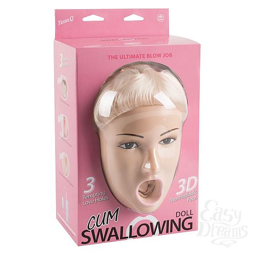 Фотография 1:  Надувная секс-кукла Cum Swallowing с вибрацией