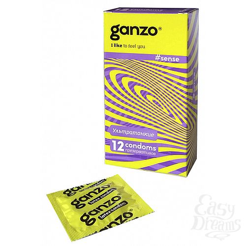 Фотография 1:  Презервативы Ganzo Sense № 12