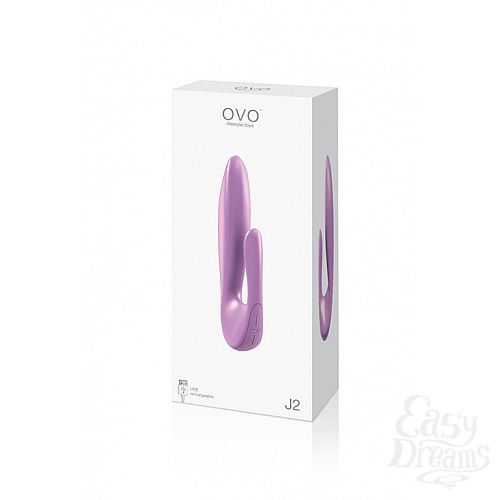  1: OVO   J2 RECHARGEABLE RABBIT ROSE