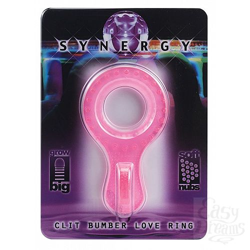  2     SYNERGY CLIT BUMPER LOVE RING PINK